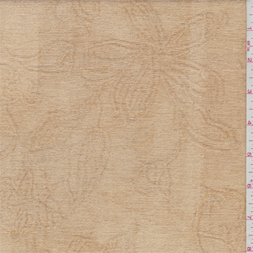 Buckskin Beige Chenille Jacquard