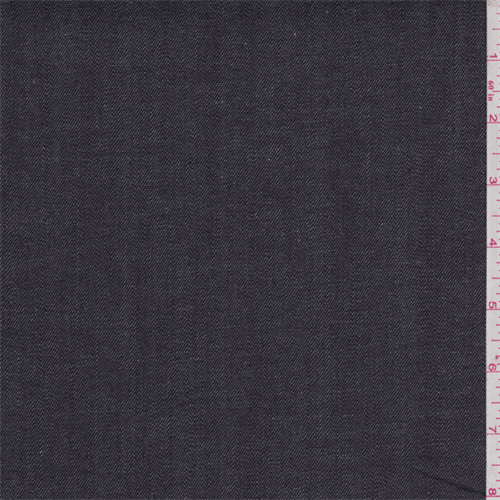 Midnight Navy Rubber Backed Denim