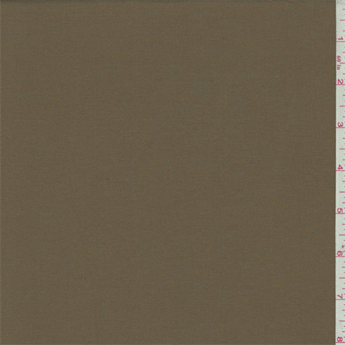 Caramel Brown Stretch Pongee