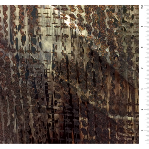 Rust Multi Foil Jersey Knit