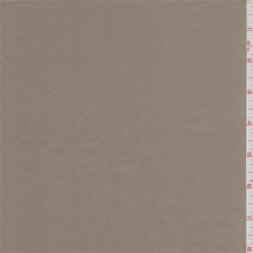 Tawny Brown Stretch Sateen
