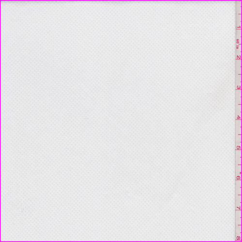 Cloud White Fleece Back Stretch Mesh
