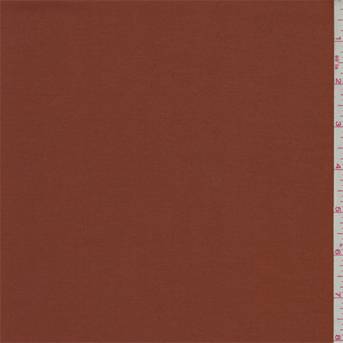 Burnt Orange Stretch Sateen