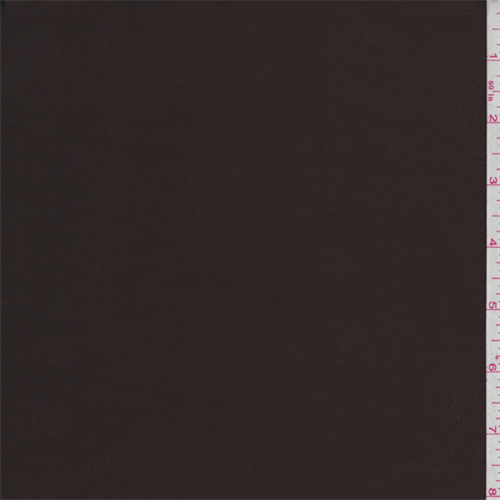 Chocolate Brown Stretch Sateen