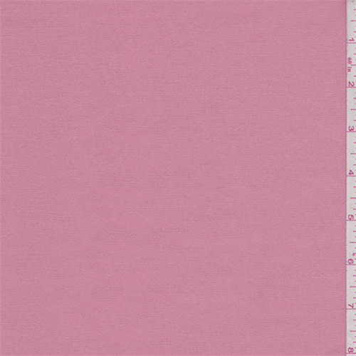 Coral Pink Fine Line Stretch Twill