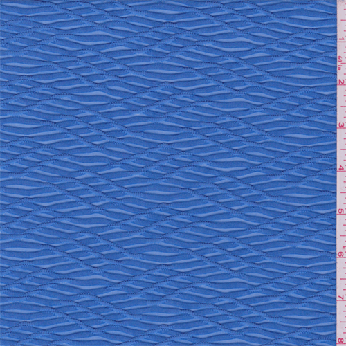Cornflower Blue Burnout Wave Activewear