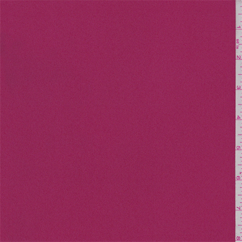 Pale Red Polyester Crepe