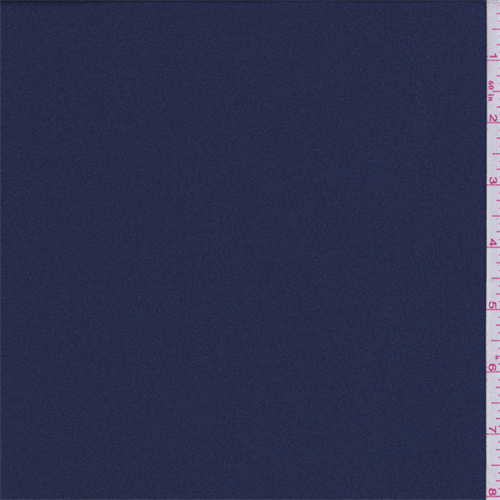 Berry Blue Polyester Crepe