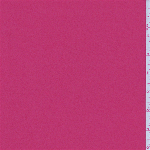 Coral Red Polyester Crepe