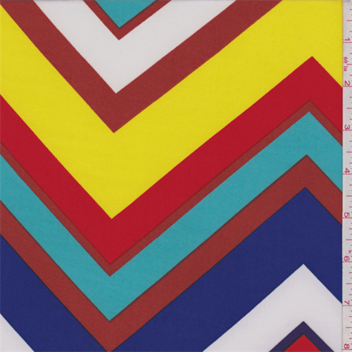 ITY Yellow Multi Chevron Jersey Knit