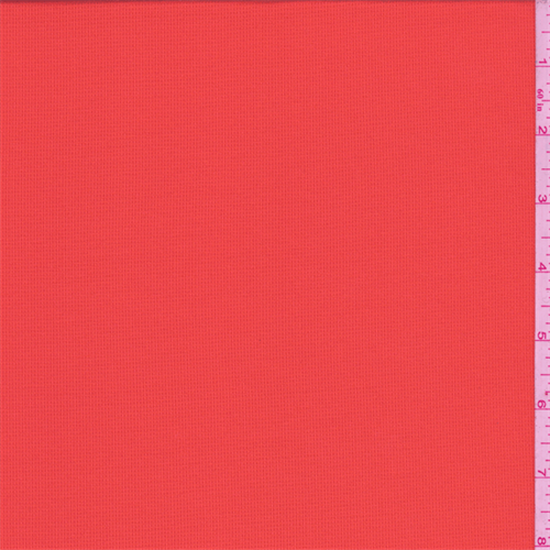 Red Orange Polyester Activewear