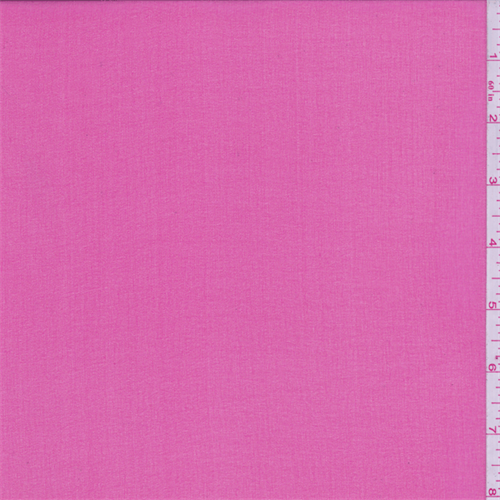 Lipstick Pink Silk Chiffon