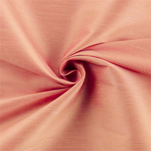 Flamingo Pink Iridescent Shantung Home Decorating Fabric