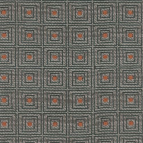 Graphite Gray/Navy Woven Checkered 4 Square Home Decorating Fabric