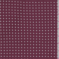 Pomegranate Laser Cut Microsuede Knit