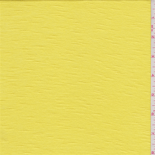 Sunshine Yellow Rayon Slubbed Jersey Knit