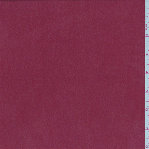 Crimson Red Silk Chiffon