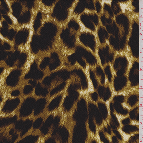 Brown Leopard Print Liverpool Knit