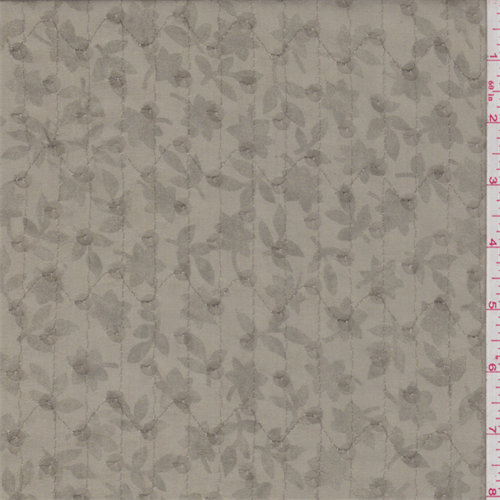 Sage Green Floral Silk Chiffon
