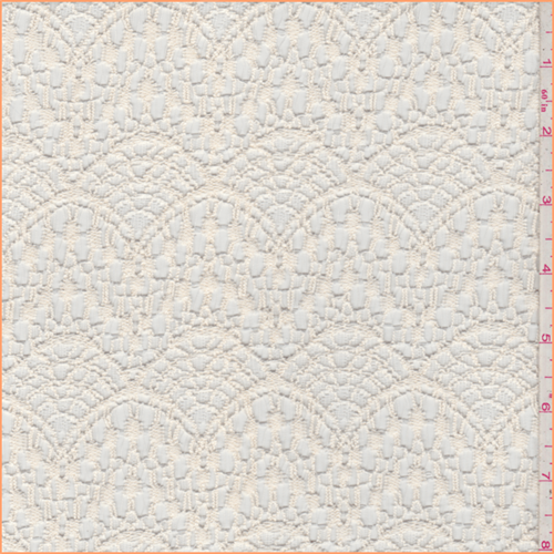 *2 5/8 YD PC--Ecru Scalloped Needle Lace