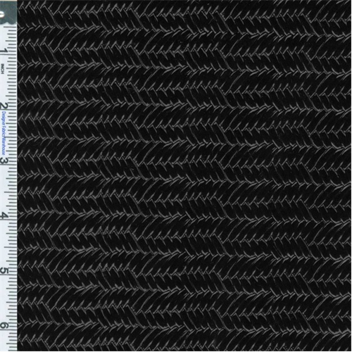 Black Herringbone Patent Leather Upholstery Fabric DFW50030