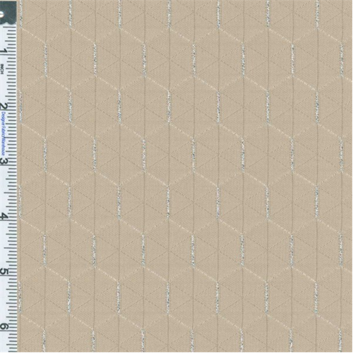 Beige Geometric Home Decorating Fabric DFW50074