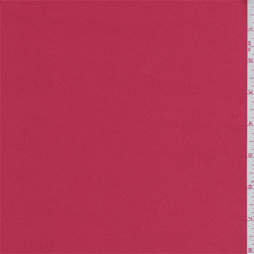 Coral Red Stretch Satin