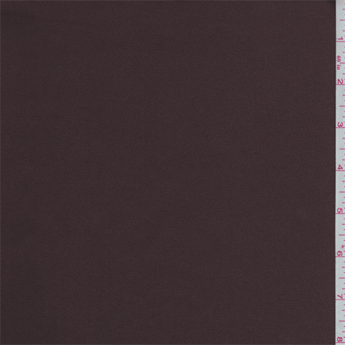 Chestnut Brown Stretch Satin