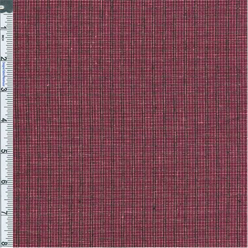 *2 1/4 YD PC--Cherry Pink Mini Check Cotton/Linen