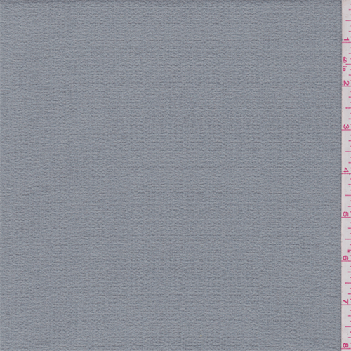 Rock Grey Polyester Crepe