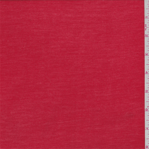 Fiesta Red Rib Jersey Knit