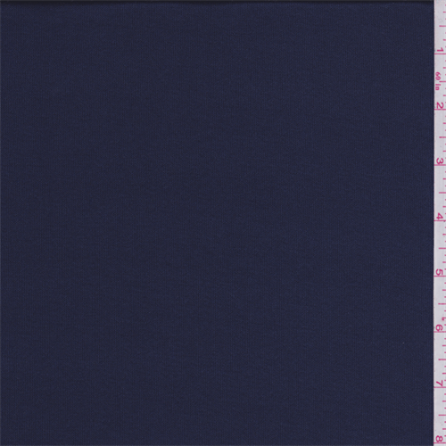 Deep Blue Polyester Jersey Knit