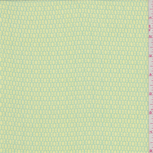 Citrus/Turquoise Polyester Chiffon