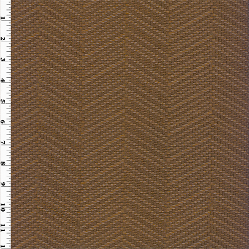 Brown Persol Rustica Herringbone Home Decorating Fabric DFW50056