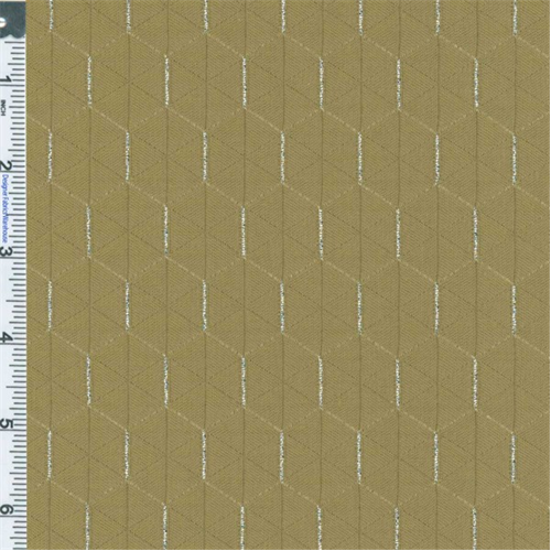 Olive Green Ritz Gold Woven Home Decorating Fabric DFW50068