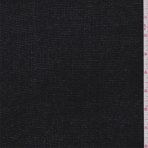 Black Rayon Sweater Knit