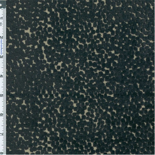 Beige/Black Meteor Shower Velvet Home Decorating Fabric DFW50235