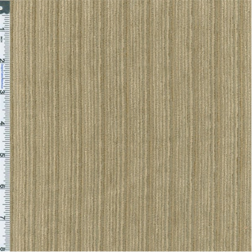 Sandstone Beige Textured Stripe Chenille Home Decorating Fabric DFW50238