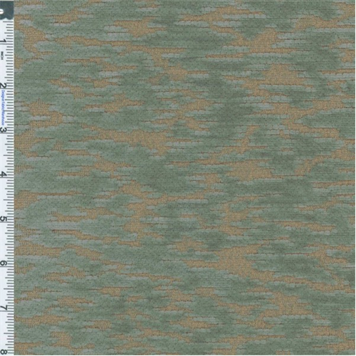 Smoke Green Textured Chenille Home Decorating Fabric DFW50308