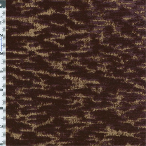 Merlot Brown Textured Chenille Home Decorating Fabric DFW50353