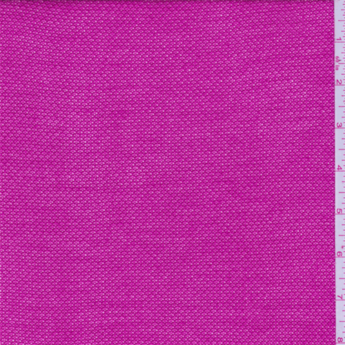 Vibrant Berry Pink Pique Sweater Knit
