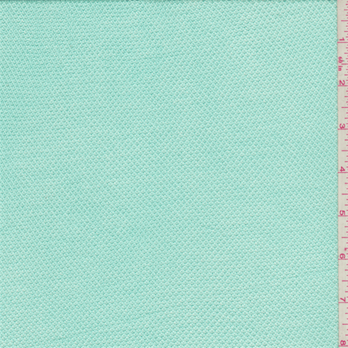 Mint Green Pique Sweater Knit