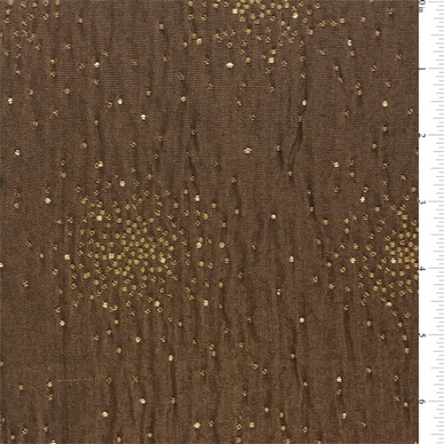 Brown/Gold Star Home Decorating Fabric