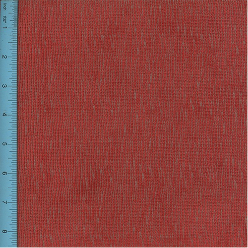 Designer Red Jasper Rhythm Chenille Home Decorating Fabric DFW50938