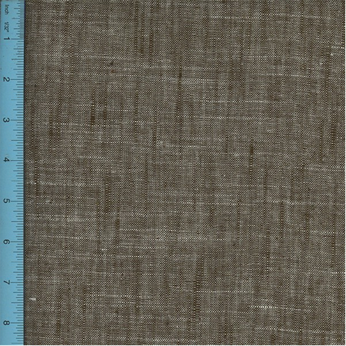 Linen Blend Woven Tweed Nautica Brown Home Decorating Fabric DFW50944