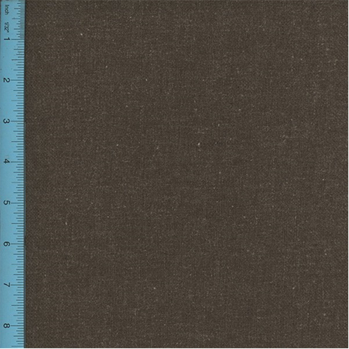 Linen Blend Woven Tweed Maison Chocolate Brown Home Decorating Fabric DFW50950