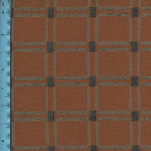 Orange/Gray Woven Corkie Home Decorating Fabric DFW50955