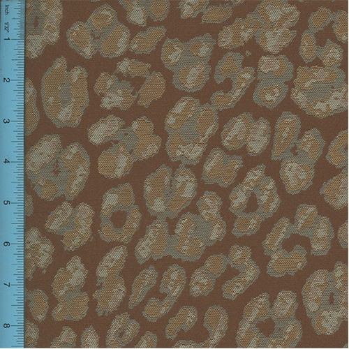 Jacquard Serval Brown/Teal Home Decorating Fabric DFW50958