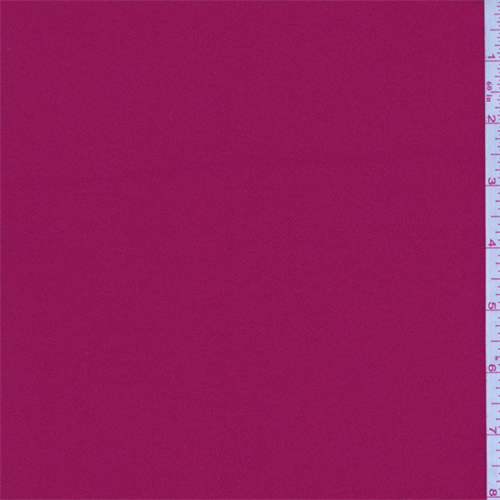 Sangria Red Polyester Crepe