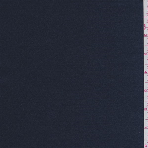 Dark Ink Blue Faille Back Satin